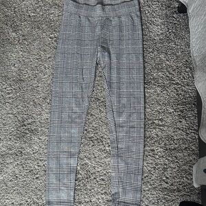 Aeropostale Gray Checkered Leggings